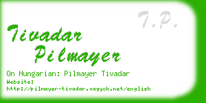 tivadar pilmayer business card